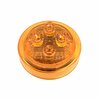 Truck-Lite Low Profile, Led, Yellow Round, 8 Diode, Marker Clearance Light, Pc, Fit N Forget M/C, 12V 10385Y